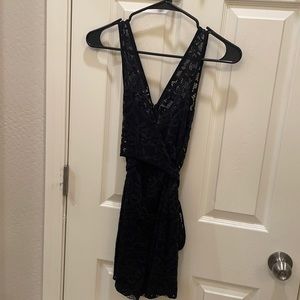 Woman’s BEBE black romper